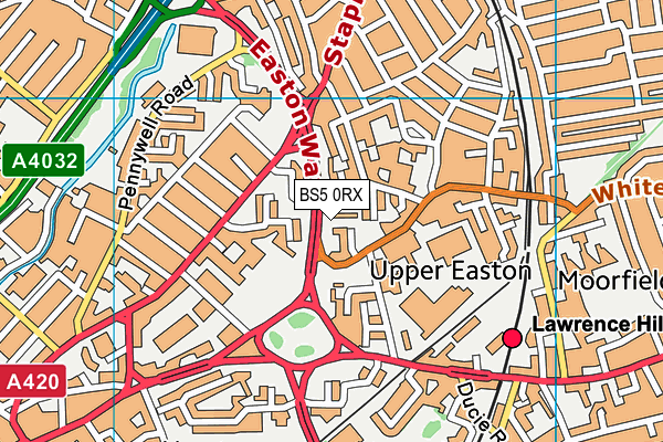 BS5 0RX map - OS VectorMap District (Ordnance Survey)
