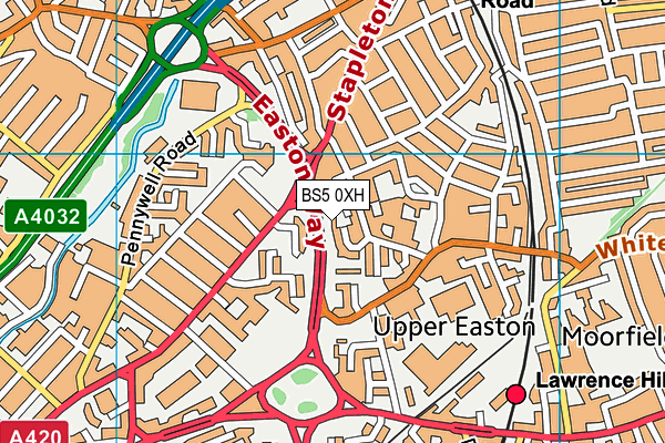 BS5 0XH map - OS VectorMap District (Ordnance Survey)