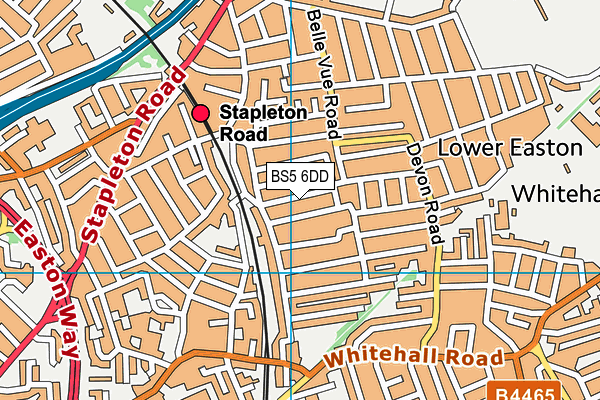 BS5 6DD map - OS VectorMap District (Ordnance Survey)