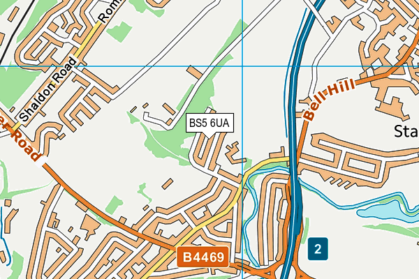 BS5 6UA map - OS VectorMap District (Ordnance Survey)