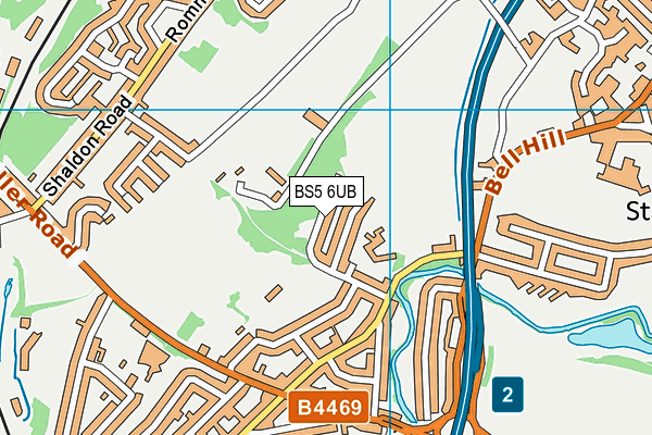 BS5 6UB map - OS VectorMap District (Ordnance Survey)