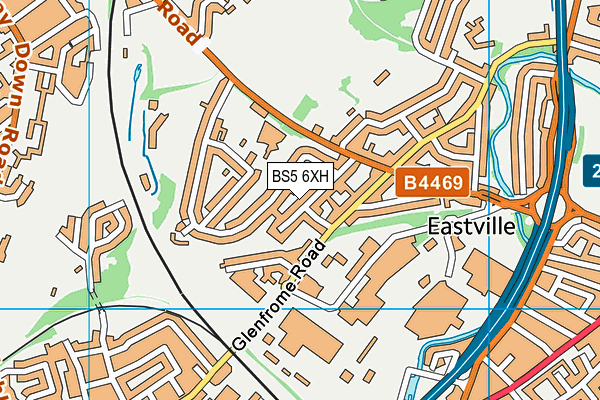 BS5 6XH map - OS VectorMap District (Ordnance Survey)
