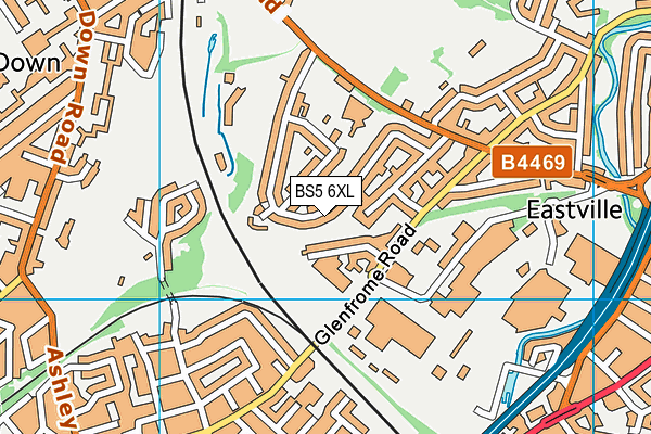 BS5 6XL map - OS VectorMap District (Ordnance Survey)