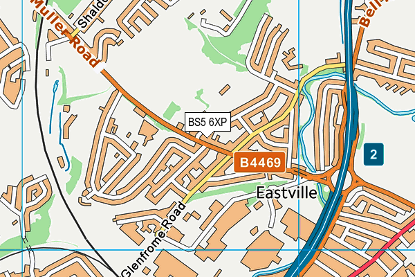 BS5 6XP map - OS VectorMap District (Ordnance Survey)