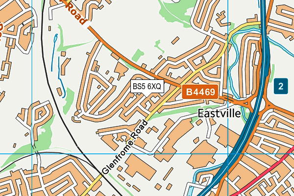 BS5 6XQ map - OS VectorMap District (Ordnance Survey)