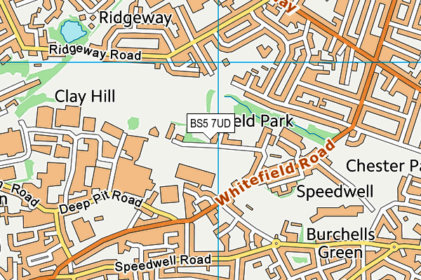 BS5 7UD map - OS VectorMap District (Ordnance Survey)