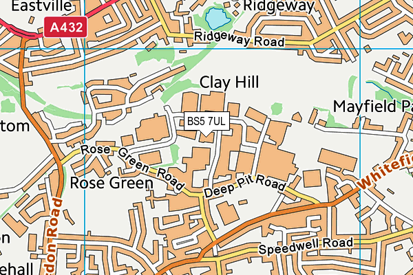 BS5 7UL map - OS VectorMap District (Ordnance Survey)