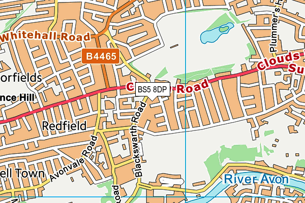 BS5 8DP map - OS VectorMap District (Ordnance Survey)