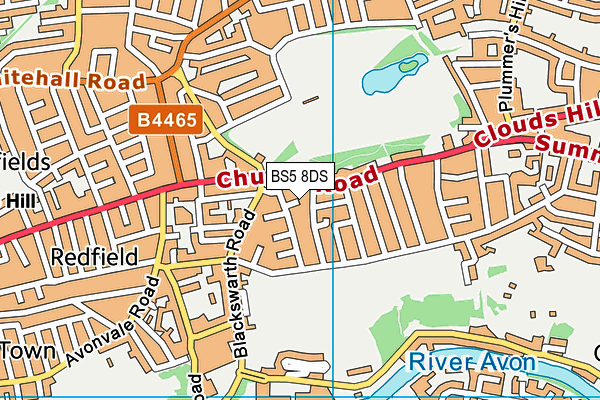 BS5 8DS map - OS VectorMap District (Ordnance Survey)