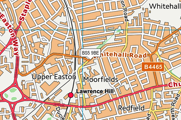 BS5 9BE map - OS VectorMap District (Ordnance Survey)