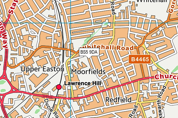 BS5 9DA map - OS VectorMap District (Ordnance Survey)