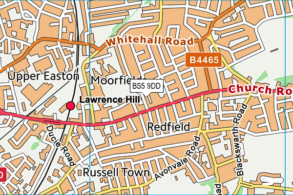 BS5 9DD map - OS VectorMap District (Ordnance Survey)