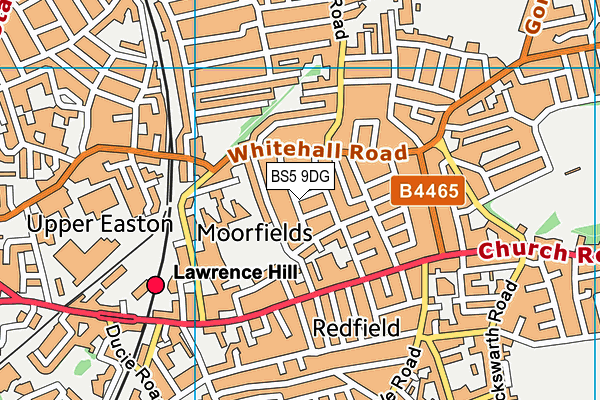 BS5 9DG map - OS VectorMap District (Ordnance Survey)