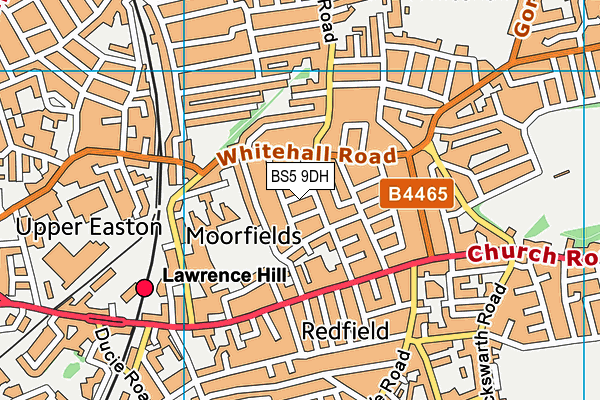 BS5 9DH map - OS VectorMap District (Ordnance Survey)