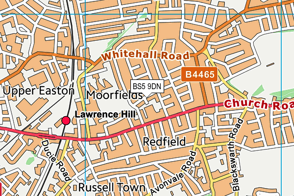 BS5 9DN map - OS VectorMap District (Ordnance Survey)