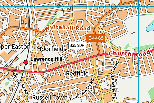 BS5 9DP map - OS VectorMap District (Ordnance Survey)