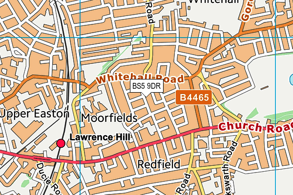 BS5 9DR map - OS VectorMap District (Ordnance Survey)