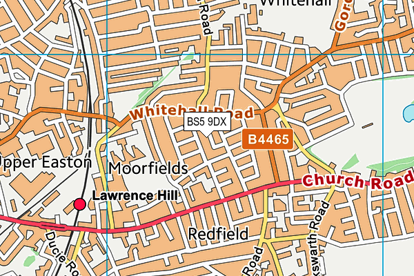 BS5 9DX map - OS VectorMap District (Ordnance Survey)