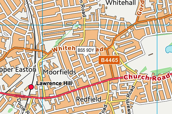 BS5 9DY map - OS VectorMap District (Ordnance Survey)