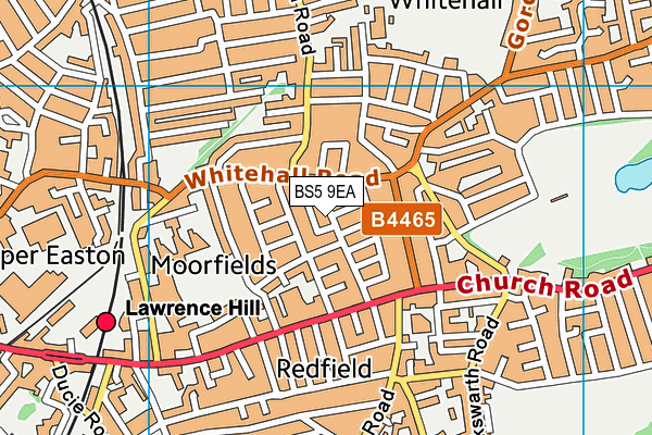 BS5 9EA map - OS VectorMap District (Ordnance Survey)