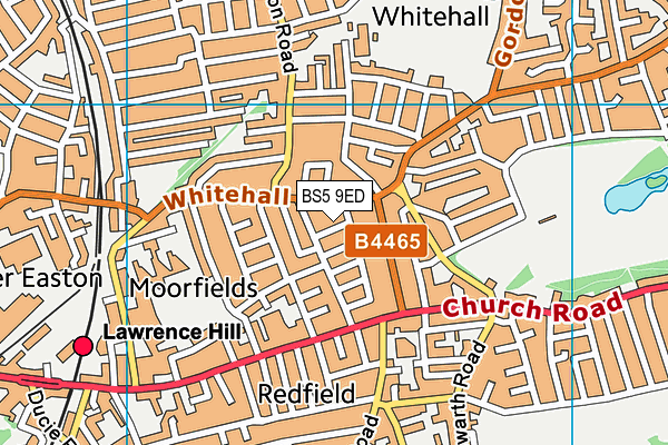 BS5 9ED map - OS VectorMap District (Ordnance Survey)