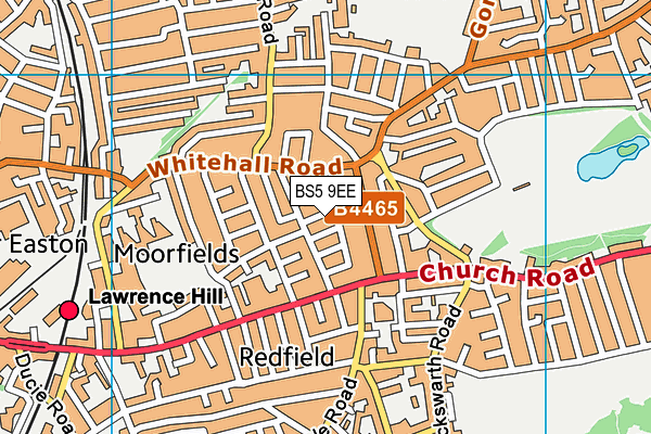 BS5 9EE map - OS VectorMap District (Ordnance Survey)