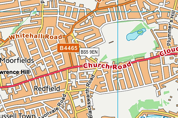 BS5 9EN map - OS VectorMap District (Ordnance Survey)