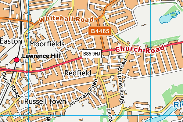 BS5 9HJ map - OS VectorMap District (Ordnance Survey)