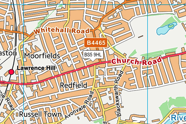 Map of THE BRISTOL LOAF LTD. at district scale