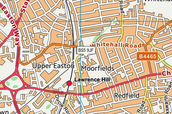 BS5 9JF map - OS VectorMap District (Ordnance Survey)