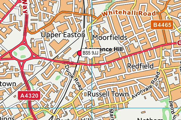 Map of CARS OFF BRISTOL LTD at district scale