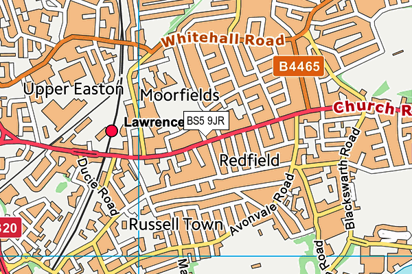 BS5 9JR map - OS VectorMap District (Ordnance Survey)