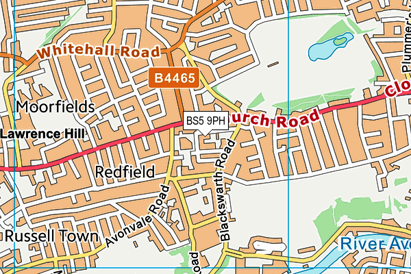 BS5 9PH map - OS VectorMap District (Ordnance Survey)
