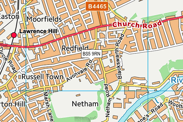 Netham Park map (BS5 9RN) - OS VectorMap District (Ordnance Survey)