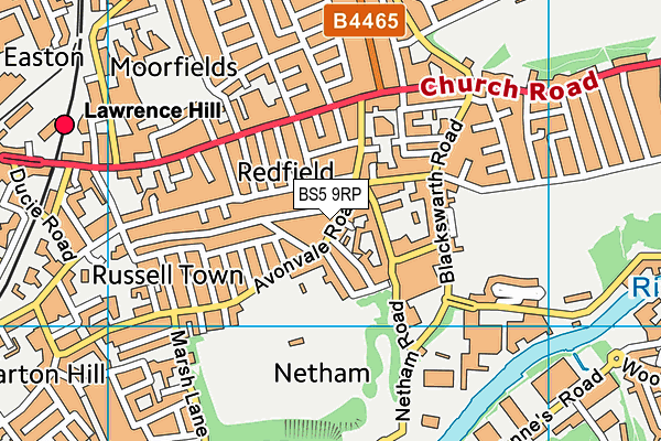 BS5 9RP map - OS VectorMap District (Ordnance Survey)