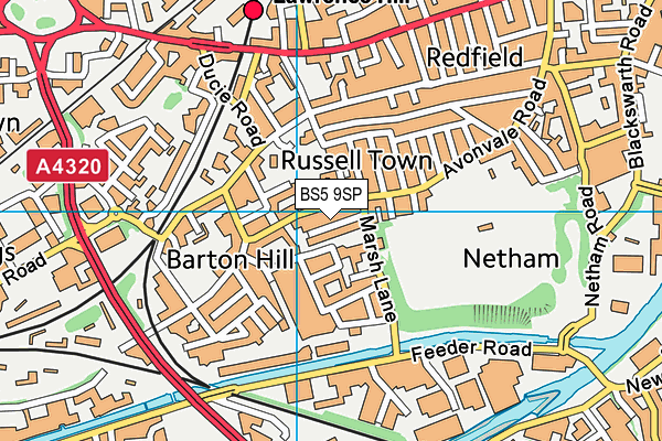 BS5 9SP map - OS VectorMap District (Ordnance Survey)