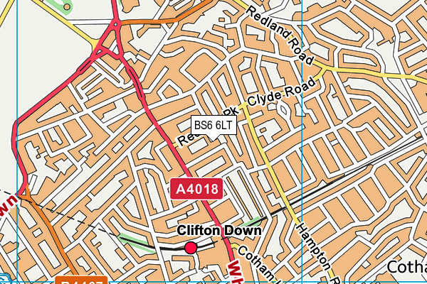 Map of ANOTHER TIME AROUND BRISTOL LIMITED at district scale