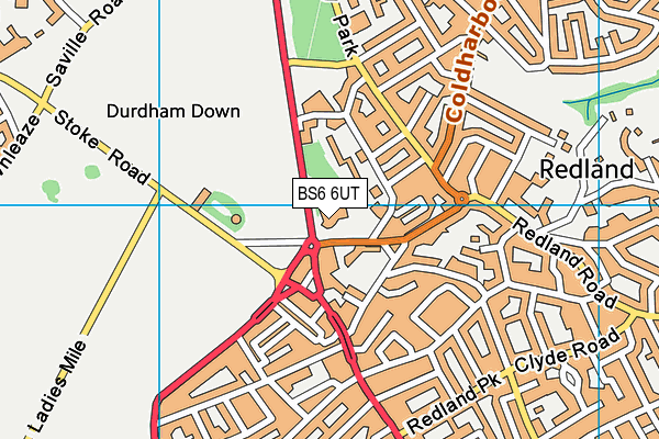 BS6 6UT map - OS VectorMap District (Ordnance Survey)