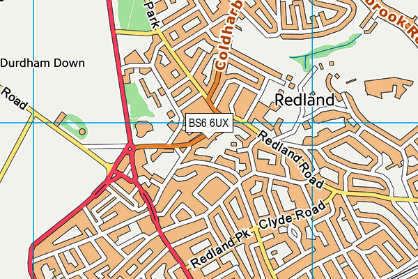 Bristol Steiner School map (BS6 6UX) - OS VectorMap District (Ordnance Survey)