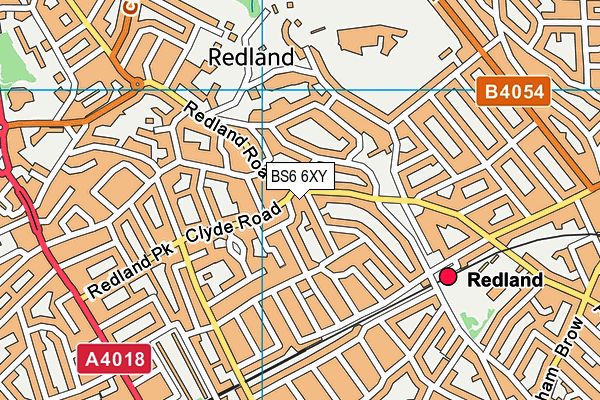 BS6 6XY map - OS VectorMap District (Ordnance Survey)