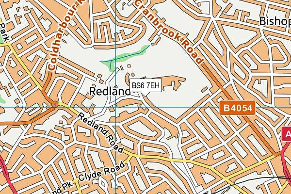 Redland Green School map (BS6 7EH) - OS VectorMap District (Ordnance Survey)