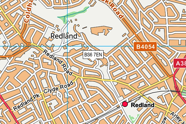 BS6 7EN map - OS VectorMap District (Ordnance Survey)