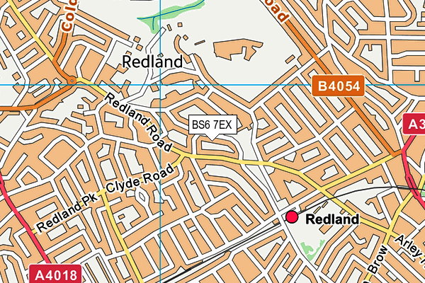 Map of 27 CLARENDON ROAD REDLAND (MANAGEMENT) COMPANY LIMITED at district scale