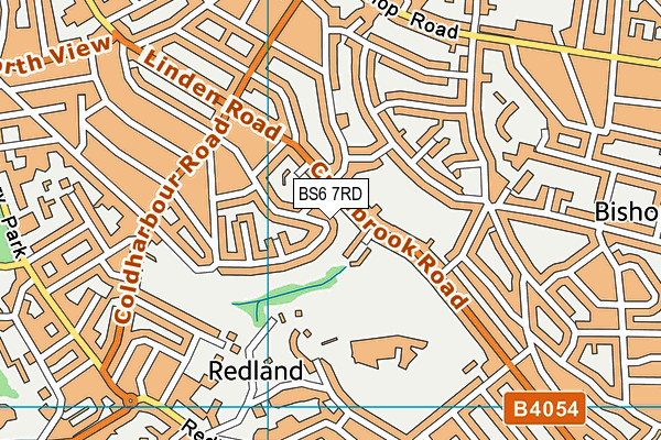 BS6 7RD map - OS VectorMap District (Ordnance Survey)