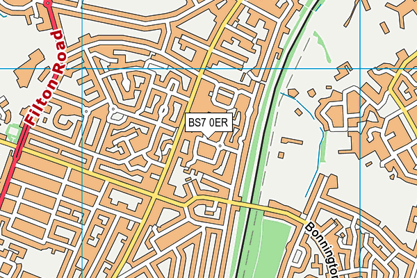BS7 0ER map - OS VectorMap District (Ordnance Survey)