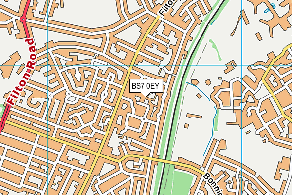 BS7 0EY map - OS VectorMap District (Ordnance Survey)