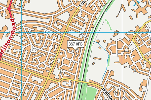 BS7 0FB map - OS VectorMap District (Ordnance Survey)