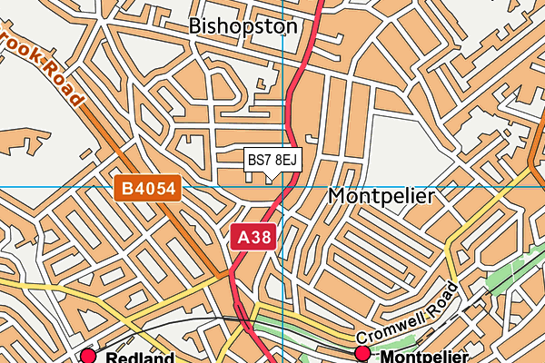 BS7 8EJ map - OS VectorMap District (Ordnance Survey)