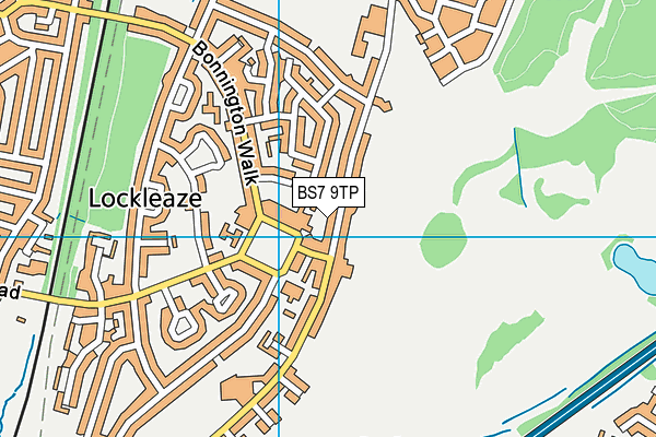 BS7 9TP map - OS VectorMap District (Ordnance Survey)