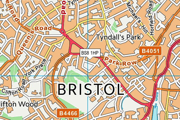 Map of BRISTOL DENTAL SPECIALISTS LTD at district scale
